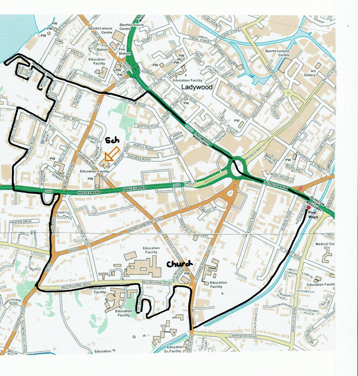 Admissions policy map