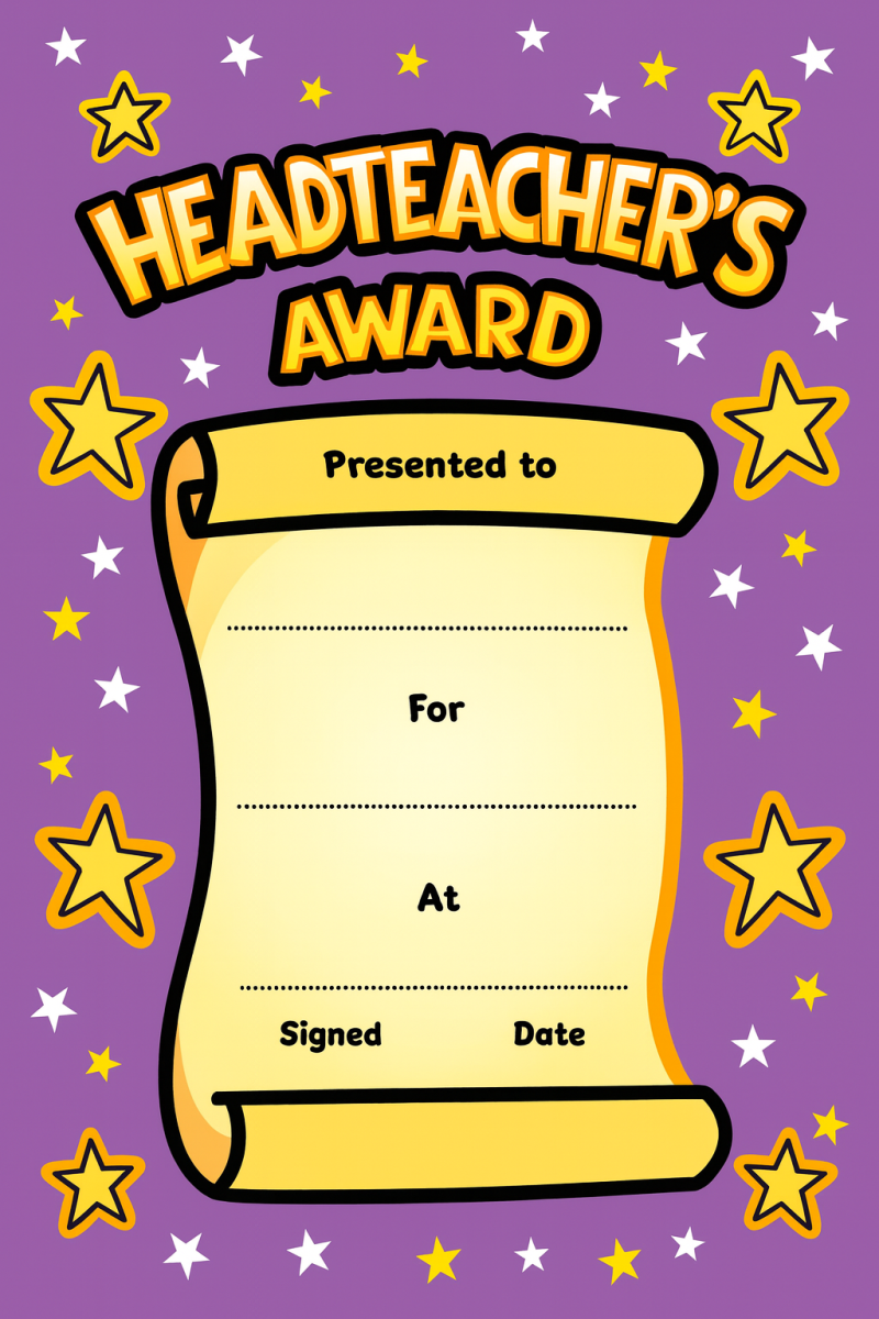 Headteacher's award